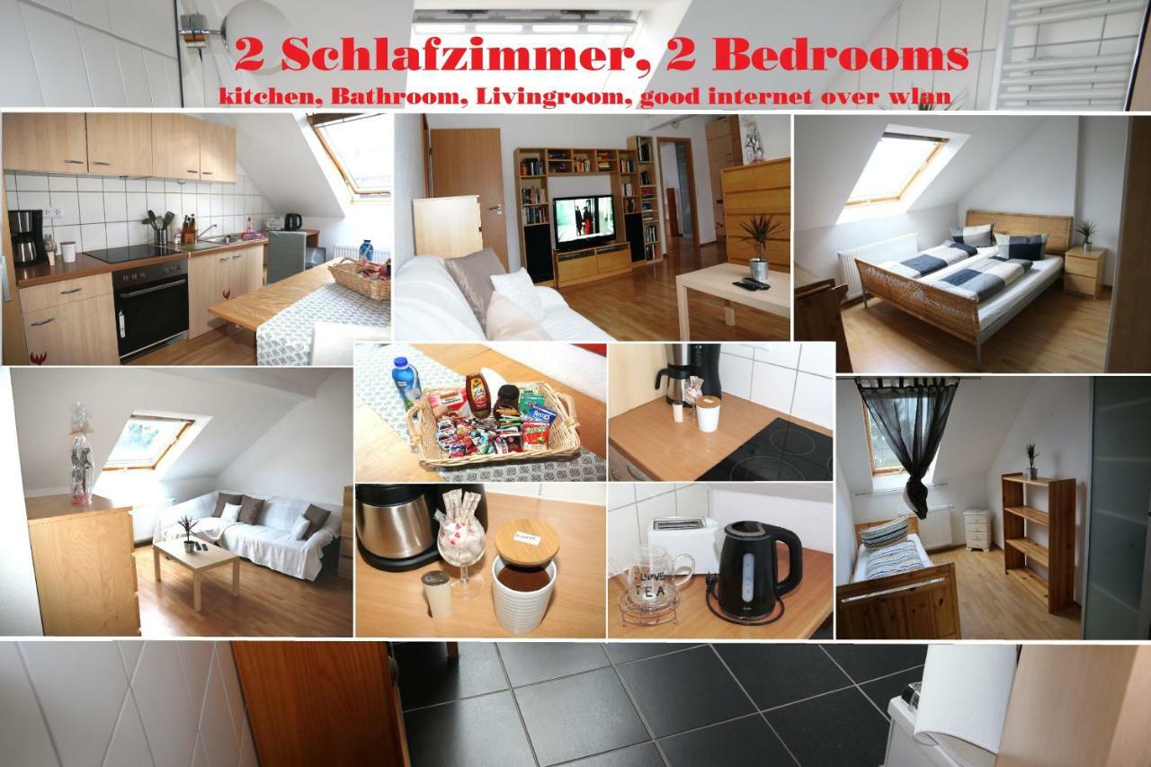 קרפלד Nadines Ferienwohnung חדר תמונה
